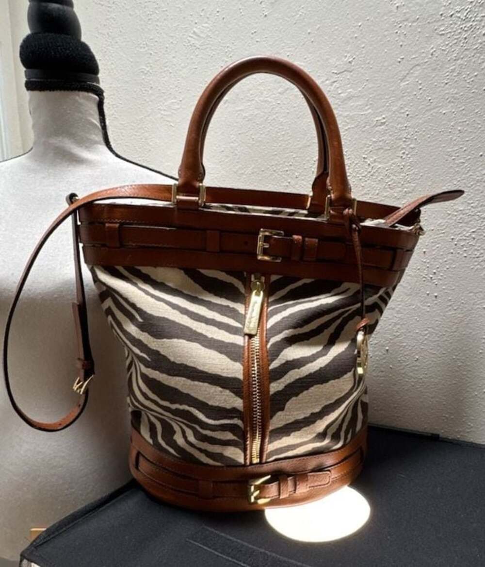 Michael Kors zebra print handbag